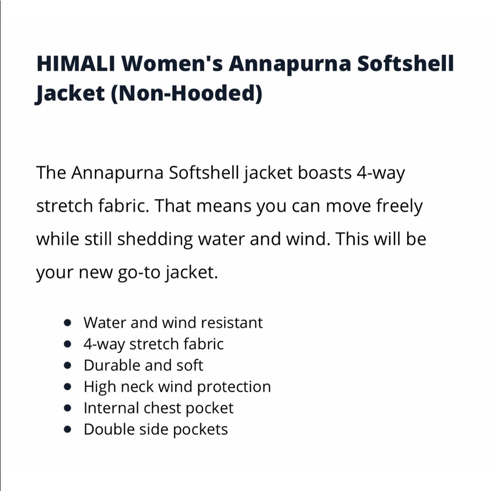 HIMALI Annapurna Softshell Women’s Jacket - L - Picture 14 of 17
